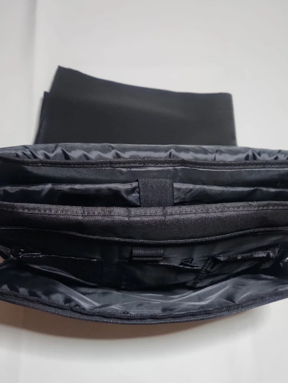 Lenovo Black and Olive Green Laptop Messenger Bag